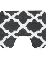 Dutch House Toulon toiletmat 60x50cm antraciet - thumbnail