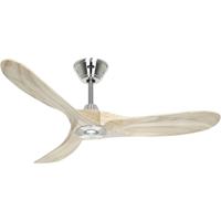 CasaFan ECO GENUINO 122 BN-NT Plafondventilator 11.3 W (Ø x h) 1220 mm x 280 mm Chroom Met afstandsbediening, Met wintermodus - thumbnail