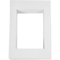 Creativ Company Passepartout lijsten, afm 19,8x28 cm, 500 gr, wit, 100 stuk/ 1 doos - thumbnail