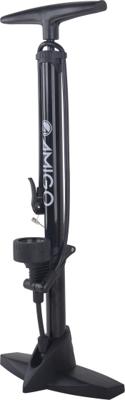 AMIGO fietspomp met drukmeter 11 Bar 61 cm zwart