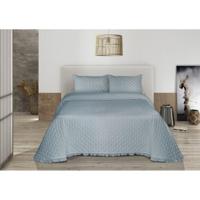 Sprei Pierre Cardin AROA Blauw Bed van 135 (3 Onderdelen) - thumbnail