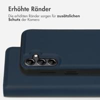 Accezz Bookcase,2 in 1 Case compatibel met Samsung Galaxy A14 (4G), Samsung Galaxy A14 (5G) - Donkerblauw - thumbnail