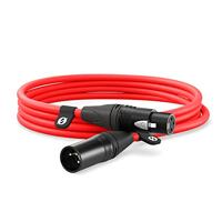 Rode XLR3M-R XLR Verbindingskabel 3 m Rood - thumbnail
