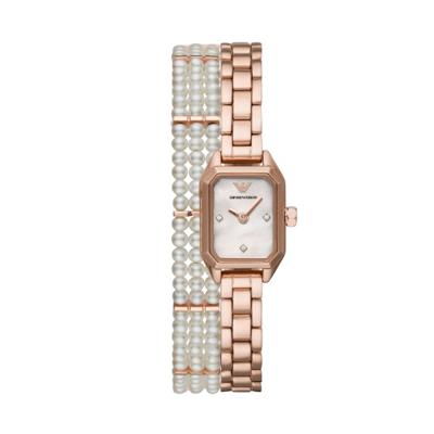 Armani Bandschakels AR11323 - Staal - (2 stuks) Armani Bandschakels AR11323 - Staal - (2 stuks)