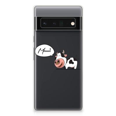 Google Pixel 6 Pro Telefoonhoesje met Naam Cow Google Pixel 6 Pro Telefoonhoesje met Naam Cow