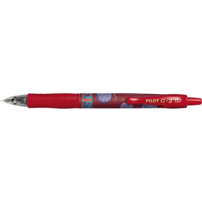 Gelschrijver PILOT G-2-07 One Piece medium rood