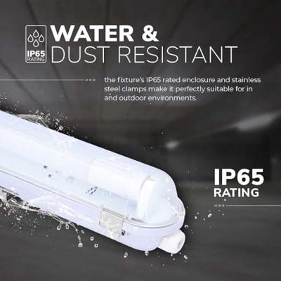 LED TL armatuur 120cm - T8 (G13) - 18 Watt 1980 lumen (110lm/W) - 3000K warm wit (830) - Koppelbaar - Flikkervrij - IP65 waterdicht - LED TL Lamp LED TL armatuur 120cm - T8 (G13) - 18 Watt 1980 lumen (110lm/W) - 3000K warm wit (830) - Koppelbaar - Flikkervrij - IP65 waterdicht - LED TL Lamp
