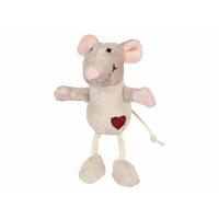Trixie muis pluche beige - thumbnail