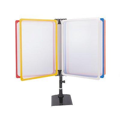 PLU-standaard 1x verstelbaar -5xA3 zwart