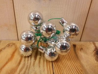 Kerstballetjes glasballetjes zilver glas - Warentuin mix Kerstballetjes glasballetjes zilver glas - Warentuin mix