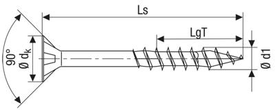 Spax pk t30 geg dd 6,0x300(100)