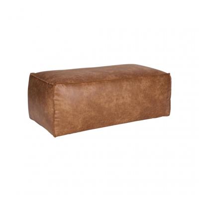 WOOOD Poef 'Rodeo' Cognac