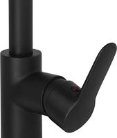 Saqu Dream High wastafelkraan Mat zwart - thumbnail