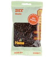 Hama midi bio strijkkralen - bruin (012), 1000st. - thumbnail