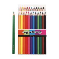 Colortime kleurpotloden Jumbo 5 mm vulling multicolor 12 stuks - thumbnail