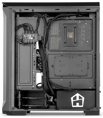 Micro ATX/ Mini ITX / ATX Midtower Behuizing Nox-Xtreme Hummer Quantum Zwart