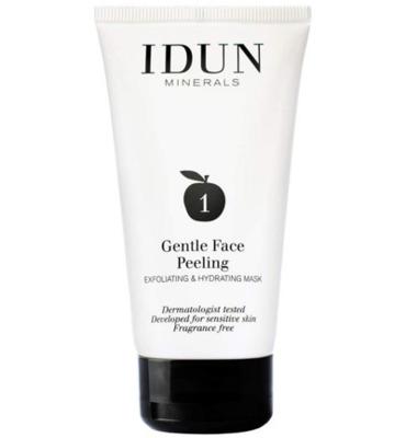 Skincare gentle face peeling