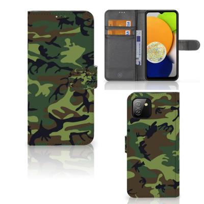 Samsung Galaxy A03 | Telefoon Hoesje | Army Dark Samsung Galaxy A03 | Telefoon Hoesje | Army Dark