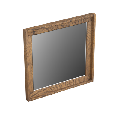 Spiegel Forzalaqua Reno Vierkant 40x2x40 Cm Eiken Castle Brown Spiegel Forzalaqua Reno Vierkant 40x2x40 Cm Eiken Castle Brown