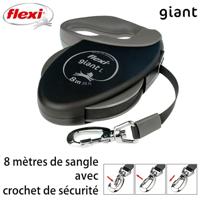 Rollijn giant plus l/8m zwart Flexi - Flexi - thumbnail