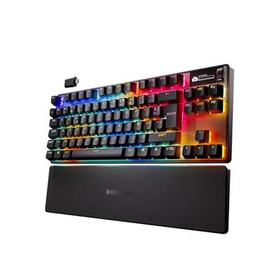 Draadloos mechanisch gamingtoetsenbord - STEELSERIES - APEX PRO TKL GEN 3 - Zwart Draadloos mechanisch gamingtoetsenbord - STEELSERIES - APEX PRO TKL GEN 3 - Zwart