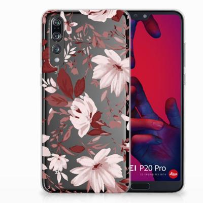 Smartphone hoesje Huawei P20 Pro Watercolor Flowers