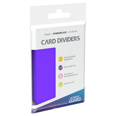 Ultimate Guard Card Dividers Standard Size (10) - Purple