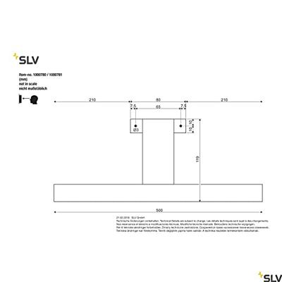 SLV SpiegellampDorisa 50cm chroom - 1000780