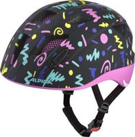Olympic Sportswear Alpina sports kinderhelm ximo flash black-confetti 49-54 mat - thumbnail