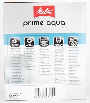 Melitta PRIME AQUA MINI Waterkoker Zilver - thumbnail