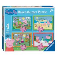 Ravensburger - peppa pig seizoenen puzzel 4in1 - thumbnail