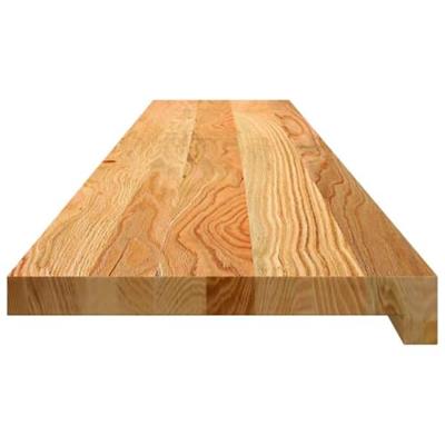 VidaXL Vensterbanken 2 st 140x25x2 cm massief eikenhout lichtbruin