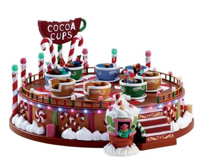 Kerstfiguur Cocoa cups set of 2 with 4.5v adaptor LEMAX - Lemax Kerstfiguur Cocoa cups set of 2 with 4.5v adaptor LEMAX - Lemax