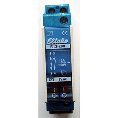 Eltako R12-200-8V Schakelrelais Nominale spanning: 8 V Schakelstroom (max.): 8 A 2x NO 1 stuk(s)
