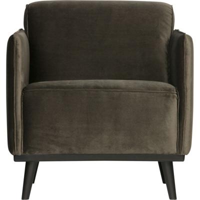 WOOOD Fauteuil 'Statement' Velvet, kleur Groen