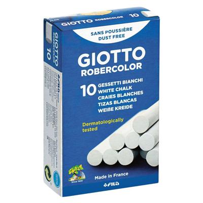 Schoolbordkrijt Giotto doos à 10 stuks wit