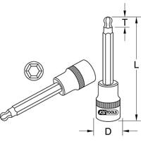 KS Tools 9181778 9181778 Verwisselbare kop 17 mm - thumbnail