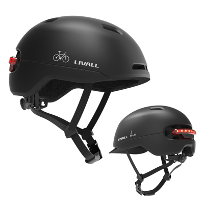 Livall c21 smart fiets helm medium 52-56 cm - geschikt voor speed pedelec & snorfiets - sos functie - remlicht