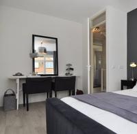 Moderne en strakke Spiegel Tate Satijn zwart small 32mm - thumbnail