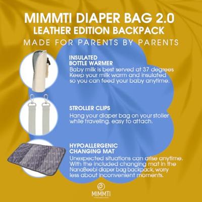 Mimmti NanaBeebi Luiertas 2.0 beige