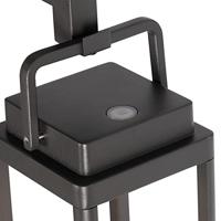 QAZQA Buiten prikspot donkergrijs incl. LED oplaadbaar - Yara - thumbnail