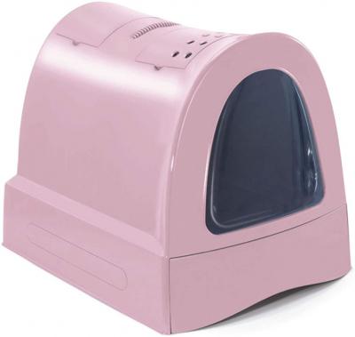 Imac kattenbak zuma met schuiflade roze 40X56X42,5 CM