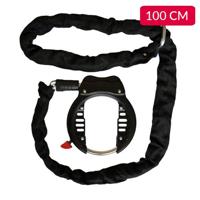 Lynx fietsframeslot 150cm - zwart - thumbnail