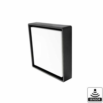 LED buitenlamp zwart SG Frame Square Maxi 3000K bewegingssensor