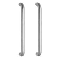 Intersteel Deurgrepen per paar U-vorm 830x80x30mm HoH 800mm - RVS - thumbnail