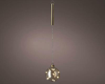 Microled bal 15 lamps amber / klassiek warm