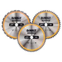 DeWALT DT1964 Cirkelzaagbladen Set 305mm (1X 24T 1X 48T 1X 60T) - thumbnail