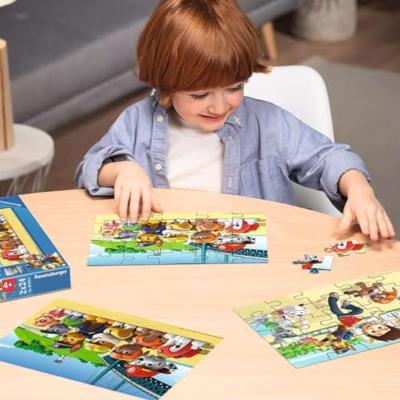 Ravensburger PAW Patrol puzzelset Dappere honden - 2 x 24 stukjes - thumbnail