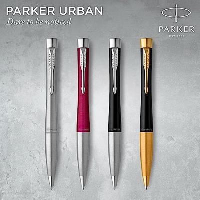 Balpen Parker Urban twist matt black CT medium blister à 1 stuk