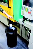 Durable Papierkorb Safe, Durable, Stahl, schwarz, 15 Liter, selbstverlöschend mit Flam 330501 Prullenbak 15 l (Ø x h) 260 mm x 357 mm Staal Zwart 1 stuk(s) - thumbnail